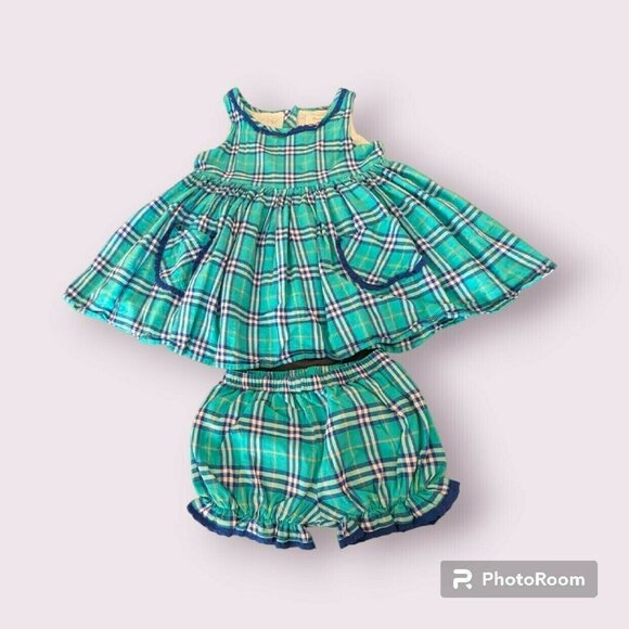 🆕Sweethoney Tunic Set In Whimsical Plaid